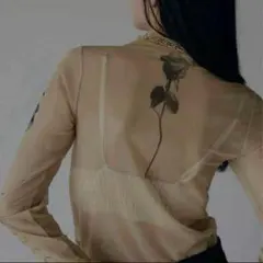 2026年最新】flower tattoo sheer topの人気アイテム - メルカリ