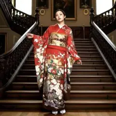 2026年最新】振袖 フルセット 赤の人気アイテム - メルカリ