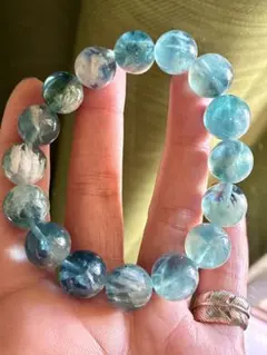 2026年最新】ブルーエンジェルフェザーフローライトブレスレットの人気