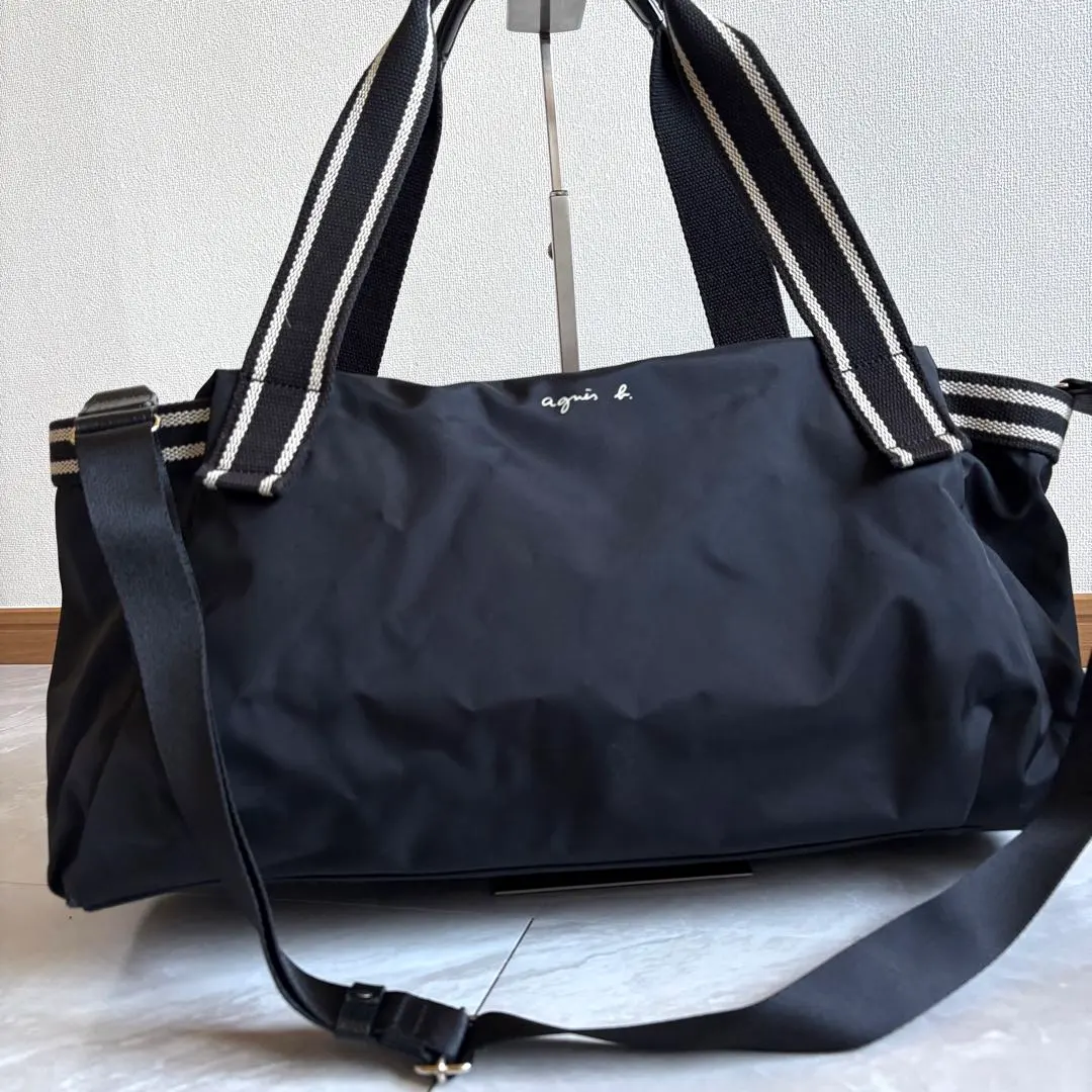 2026年最新】アニエスべー バッグ ボストンバッグ ブラック agnes bの