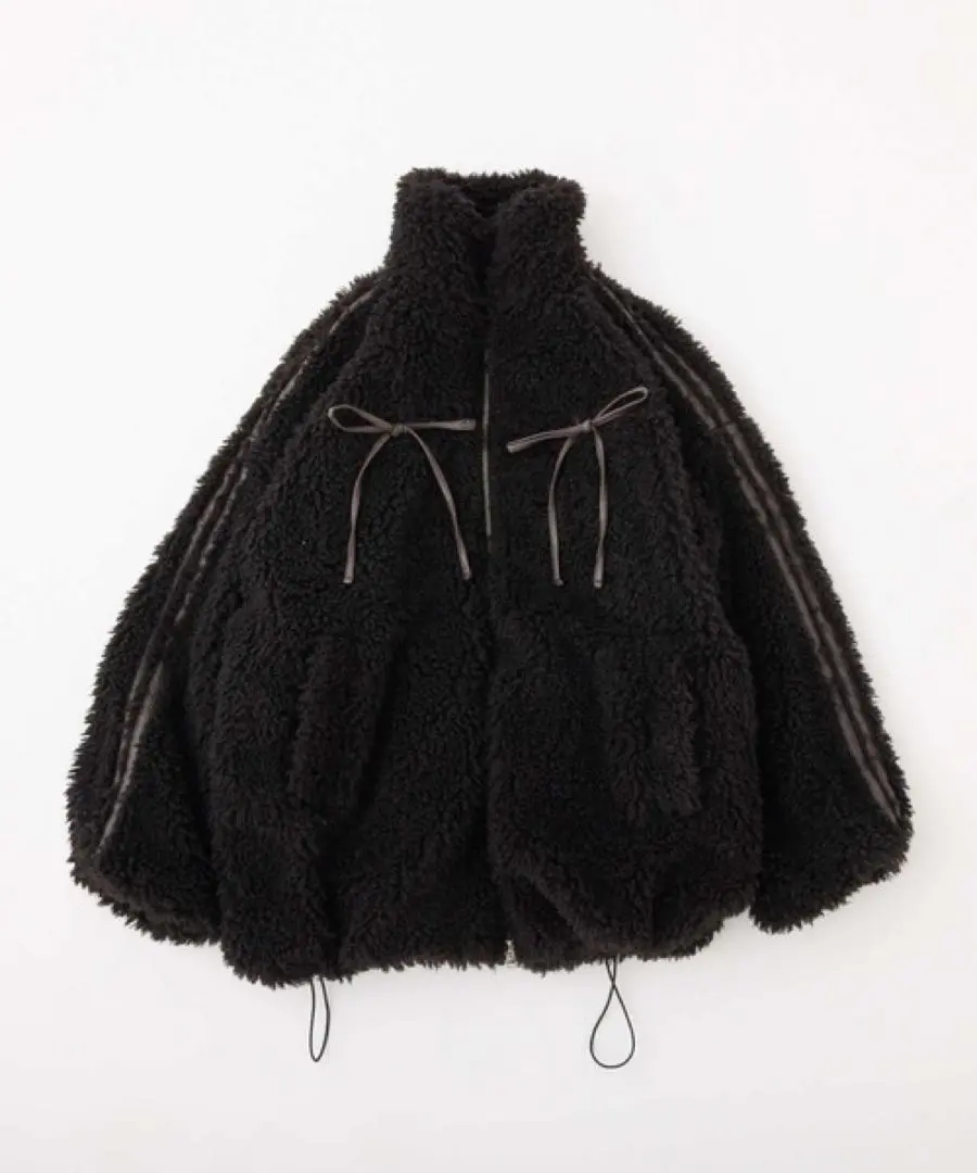 2026年最新】Niceclaup サイドラインリボンボアブルゾンの人気アイテム