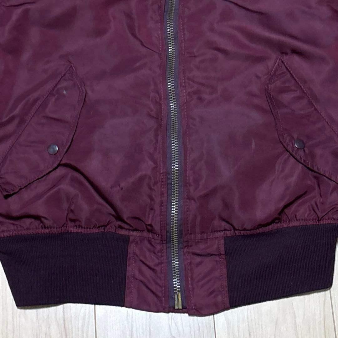 希少カラー】90s USA製 ALPHA MA-1 ボルドー ワインレッド M - メルカリ