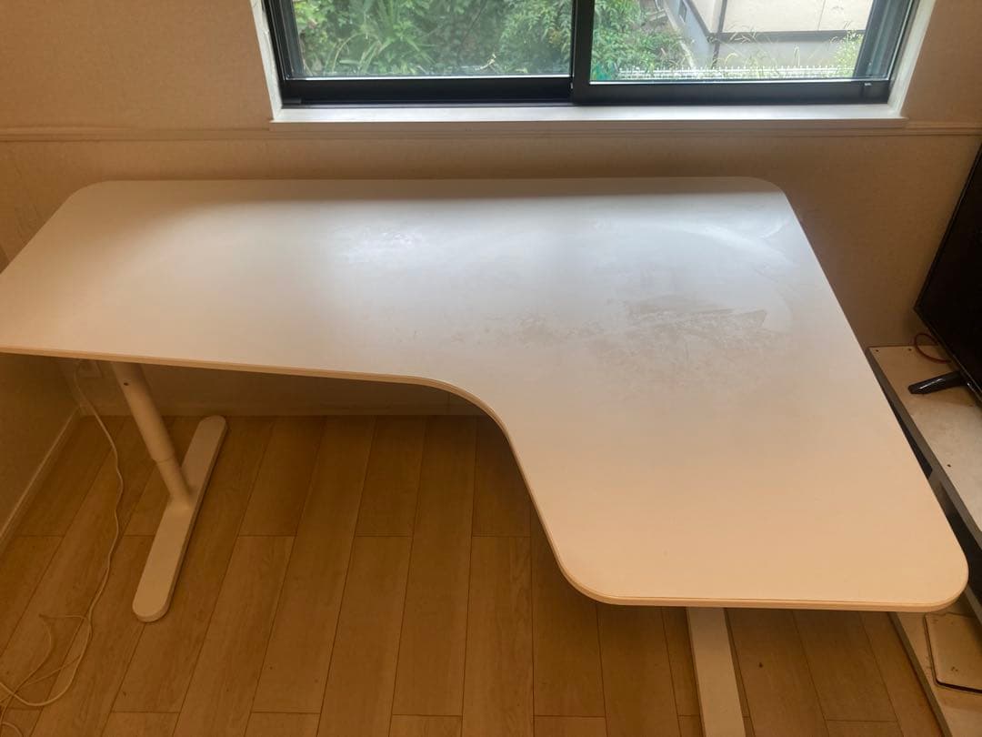 IKEA BEKANT Ｌ字デスク PCデスク 右 テーブル Amazon.co.jp: IKEA BEKANTコーナーデスク右座り/スタンド、160x110cm