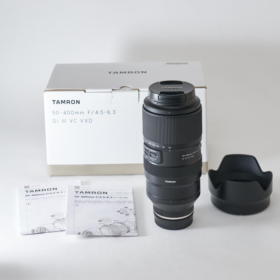 TAMRON 50-400mmF/4.5-6.3 Di III VC VXD美品