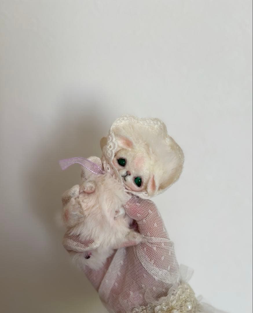 アートドール マシュマロ幻獣47 羊毛フェルト アートドール マシュマロ