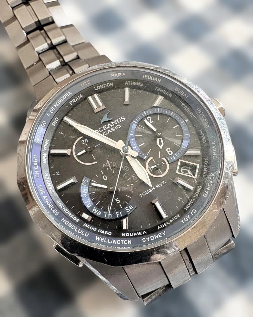 【要調整】カシオ CASIO OCW-S2400 オシアナス マンタ CASIO OCEANUS Manta OCW-S2400-1AJF カシオ オシアナス マンタ - YouTube