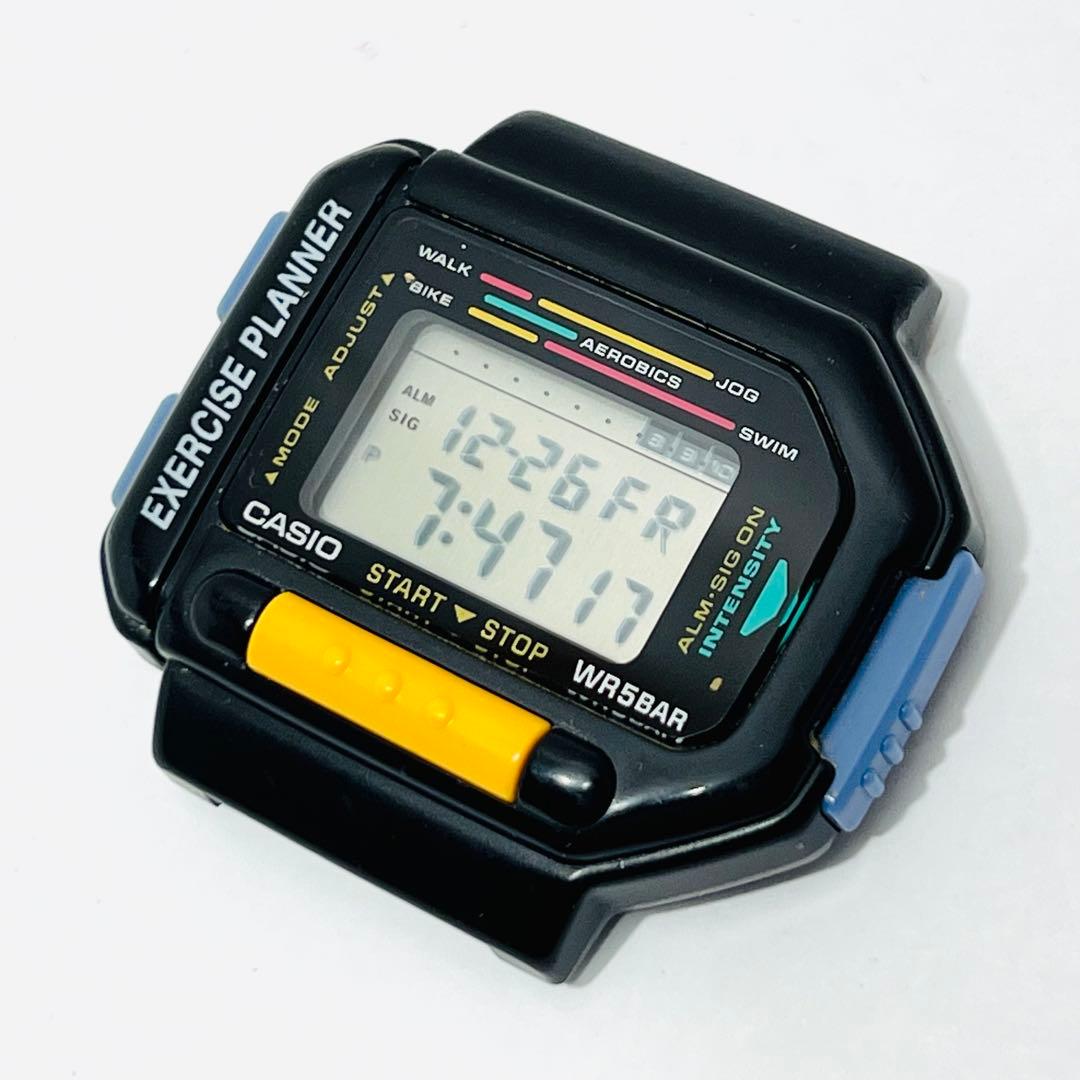 カシオ エクササイズプランナー EXP-10 デジタル 腕時計 稼働品 カシオ エクササイズプランナー EXP-10 デジタル 腕時計 稼働品