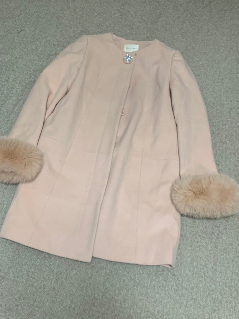 Debut de Fiore ピンク ロングコート 38 - メルカリ