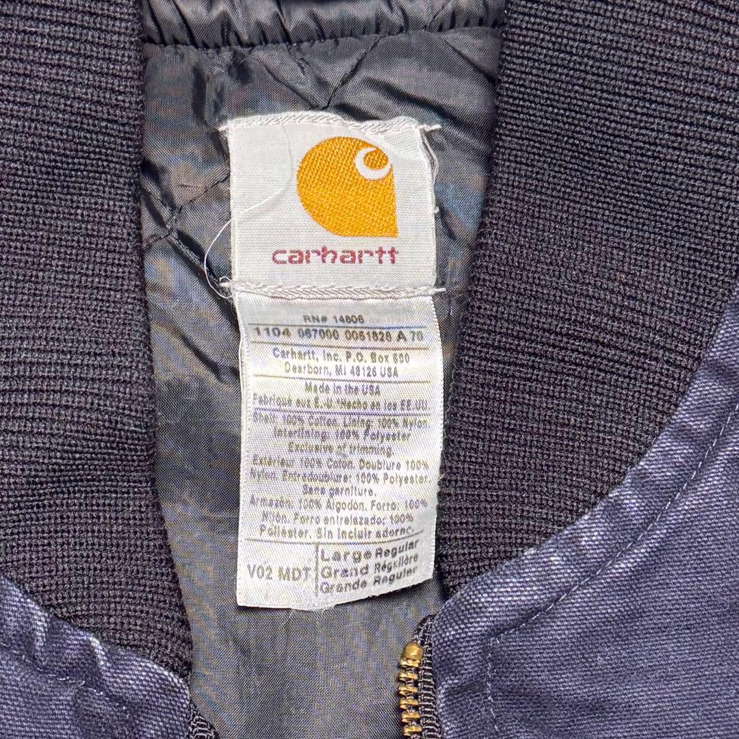 USA製 carhartt ダックベスト V02 MDT ネイビー 00s L
