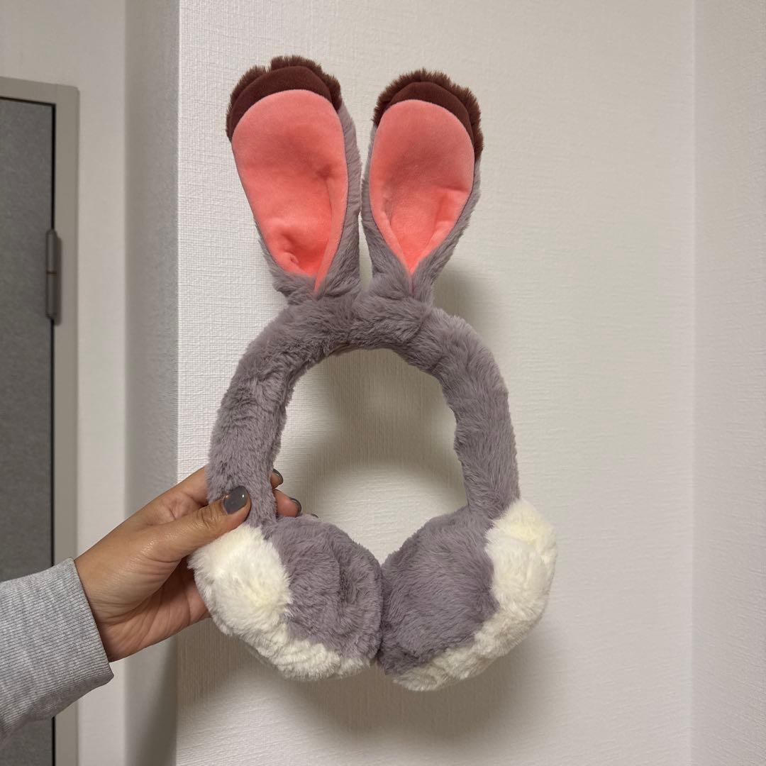 上海ディズニー ジュディ カチューシャ ズートピア イヤーマフ - メルカリ