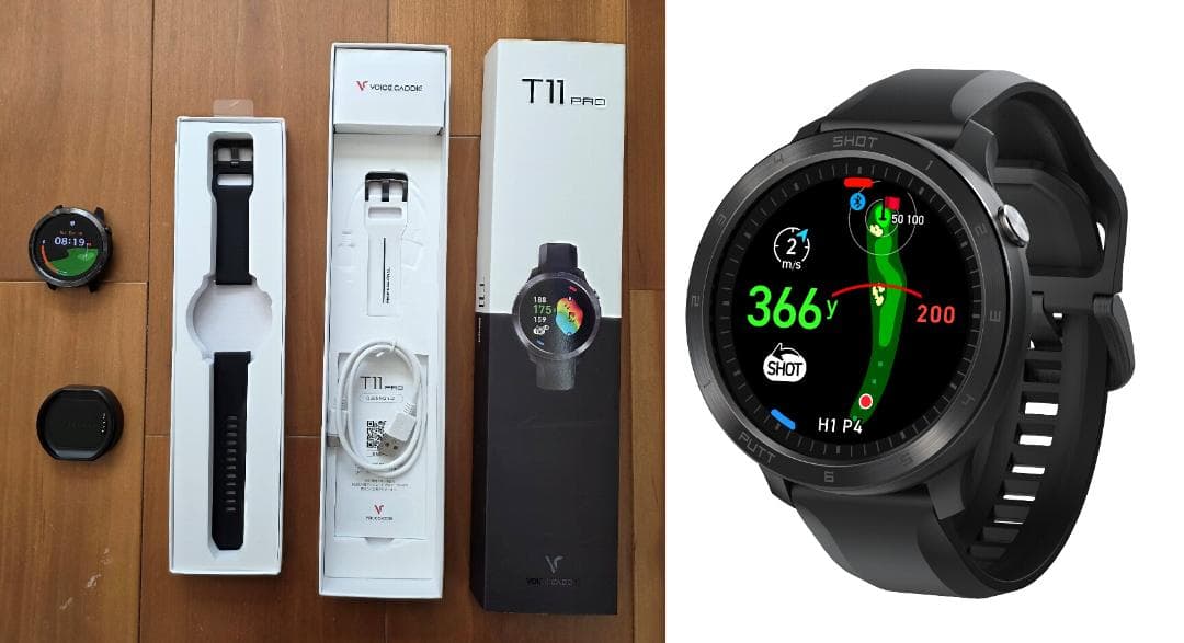 ELLEバンド未使用　付属品完備　ボイスキャディ T11PRO ゴルフ T11PRO > ボイスキャディ