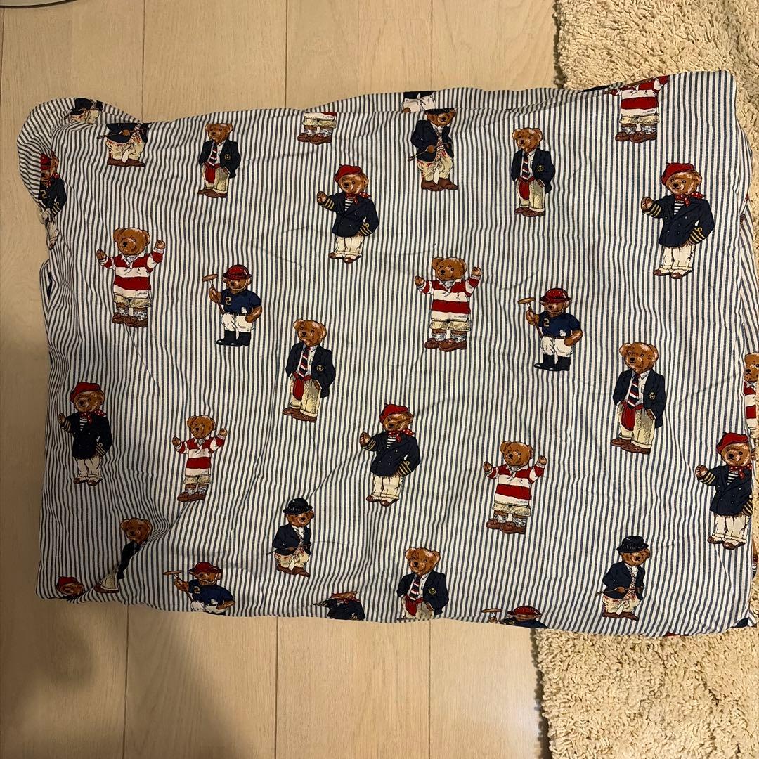 【廃盤】ラルフローレン ポロベア ストライプ 掛け布団カバー シングル ラルフローレン】 Poloベア ストライプ シーツセット シングル (RALPH