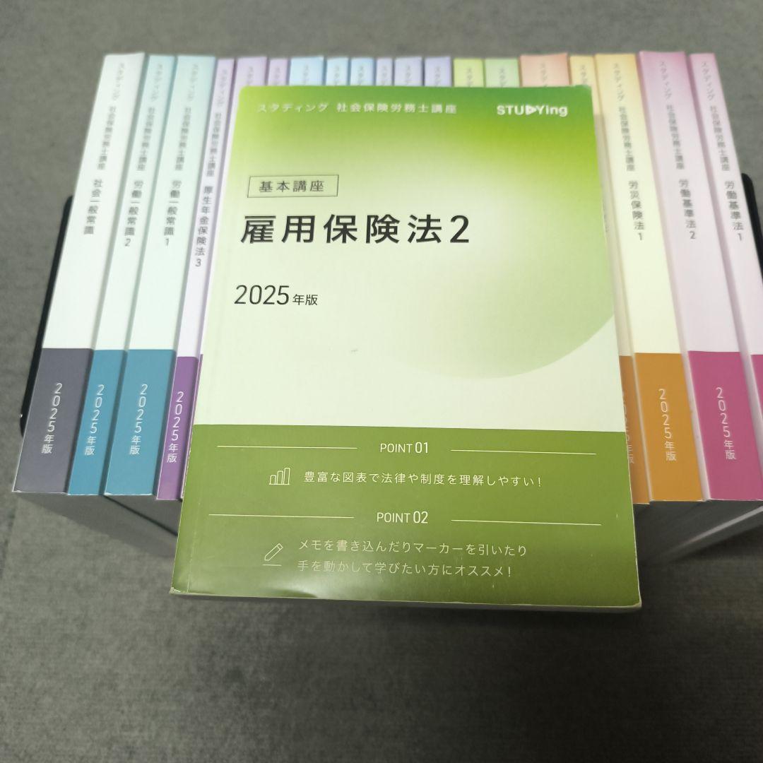 2025【良品】スタディング 社会保険労務士講座 テキスト全セット