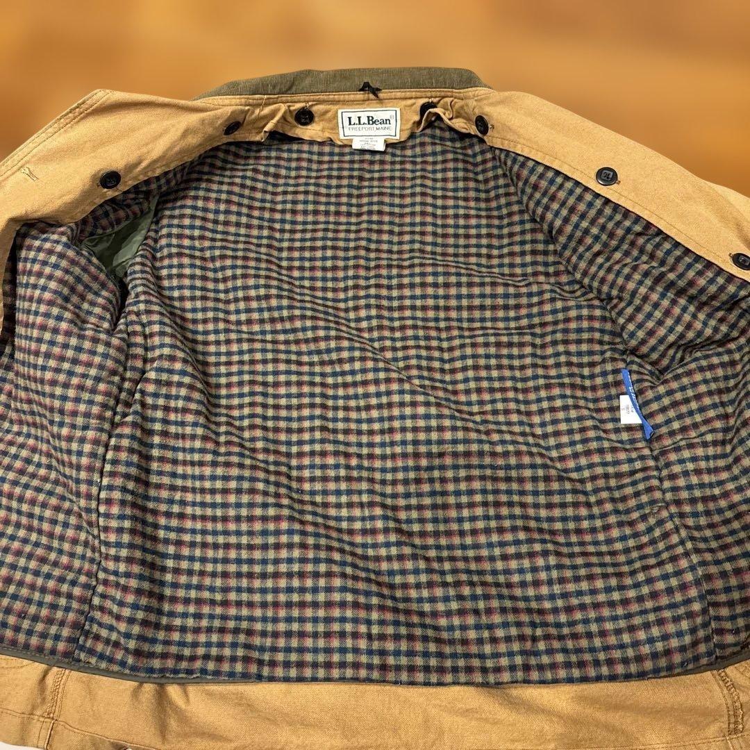 80s L.L.Bean USA製 カバーオール ダック地　ライナー付