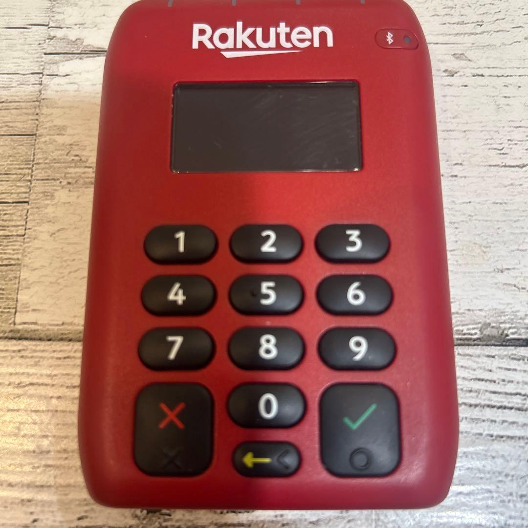 Rakuten 決済端末 M10-RM020245-V9-G 赤 - メルカリ