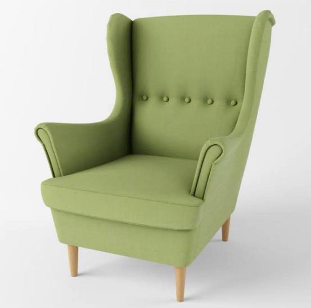 【廃盤】IKEA STRANDMON ストランドモン　1人掛けソファ 廃盤】IKEA STRANDMON ストランドモン 1人掛けソファ - メルカリ