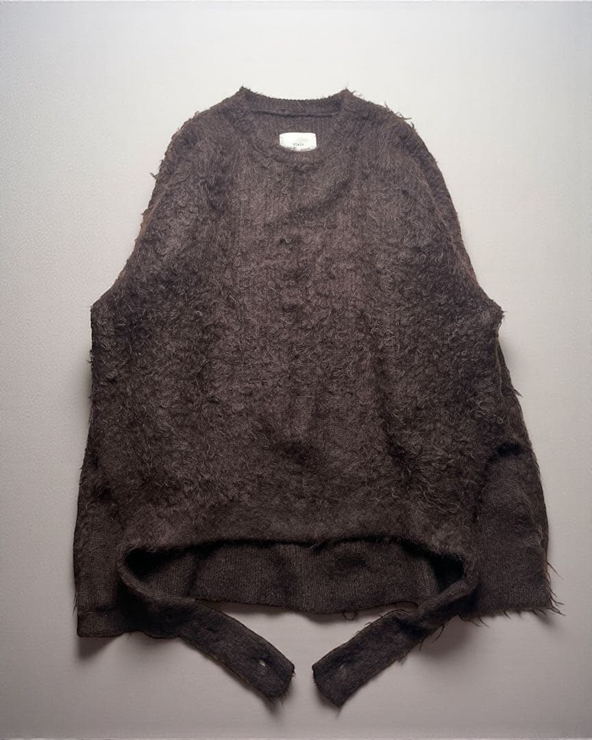 トップス stein - Mohair Blend Belted Knit size S stein / シュタイン】MOHAIR WOOL LOOSE KNIT TURTLE NECK LS - OFF