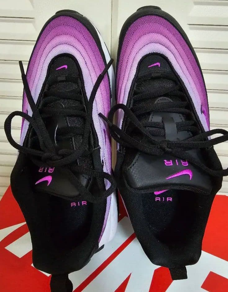 【NIKE】AIR MAX PORTALポータル 黒紫 24.0cm【中古】