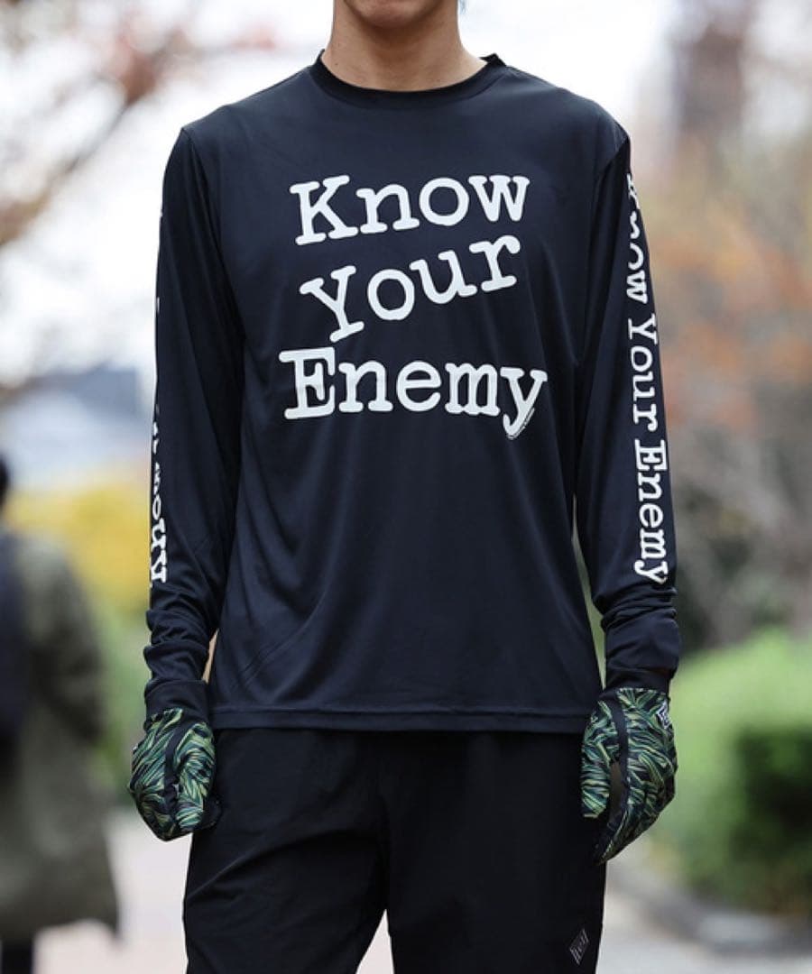 ELDORESO エルドレッソ Know Your Enemy 長袖Tシャツ M ELDORESO エルドレッソ Know Your Enemy 長袖Tシャツ L ELDORESO