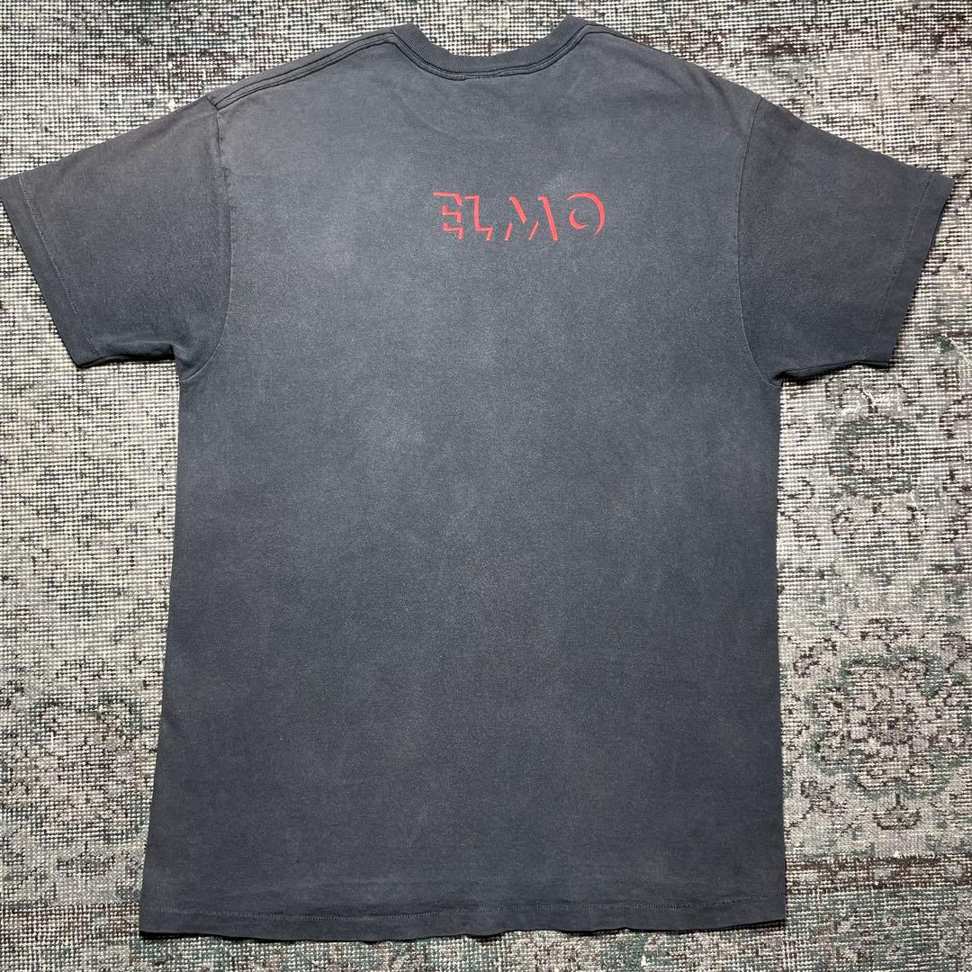 ヴィンテージ USA製 セサミストリート エルモ ブラックアウト Tシャツ