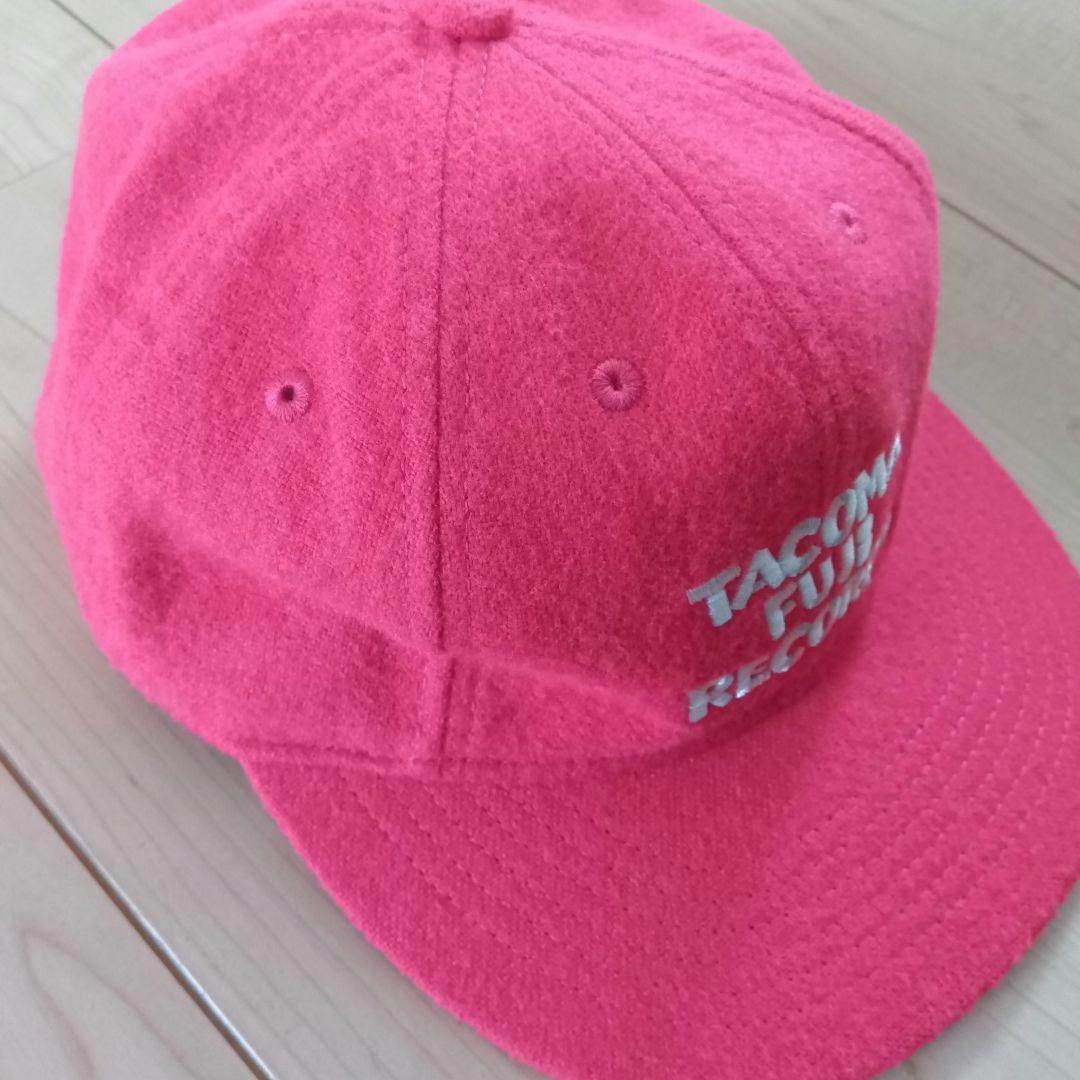 タコマフジレコード、ベースボールキャップ、ピンクカラー - メルカリ