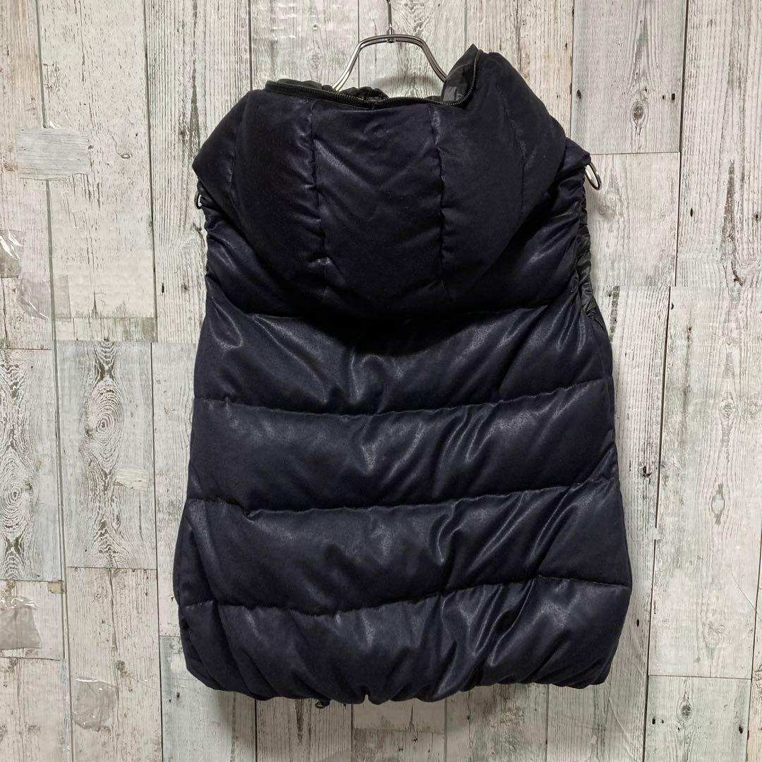 DUVETICA デュベティカ ダウンベスト 40 ネイビー カシミヤ混 - メルカリ