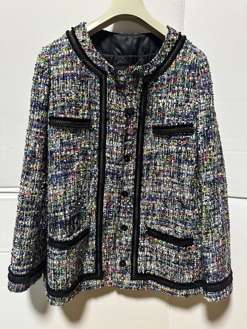 BOUTIQUE MOSCHINO モスキーノ ツイード ジャケット コート - メルカリ
