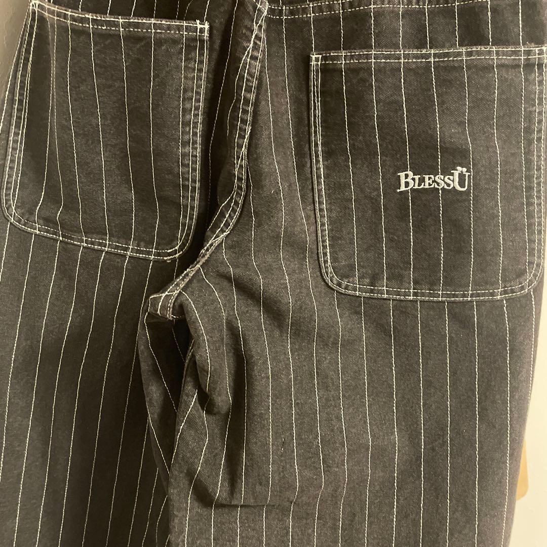 専用】かつき着用 bless u stripe denim - メルカリ