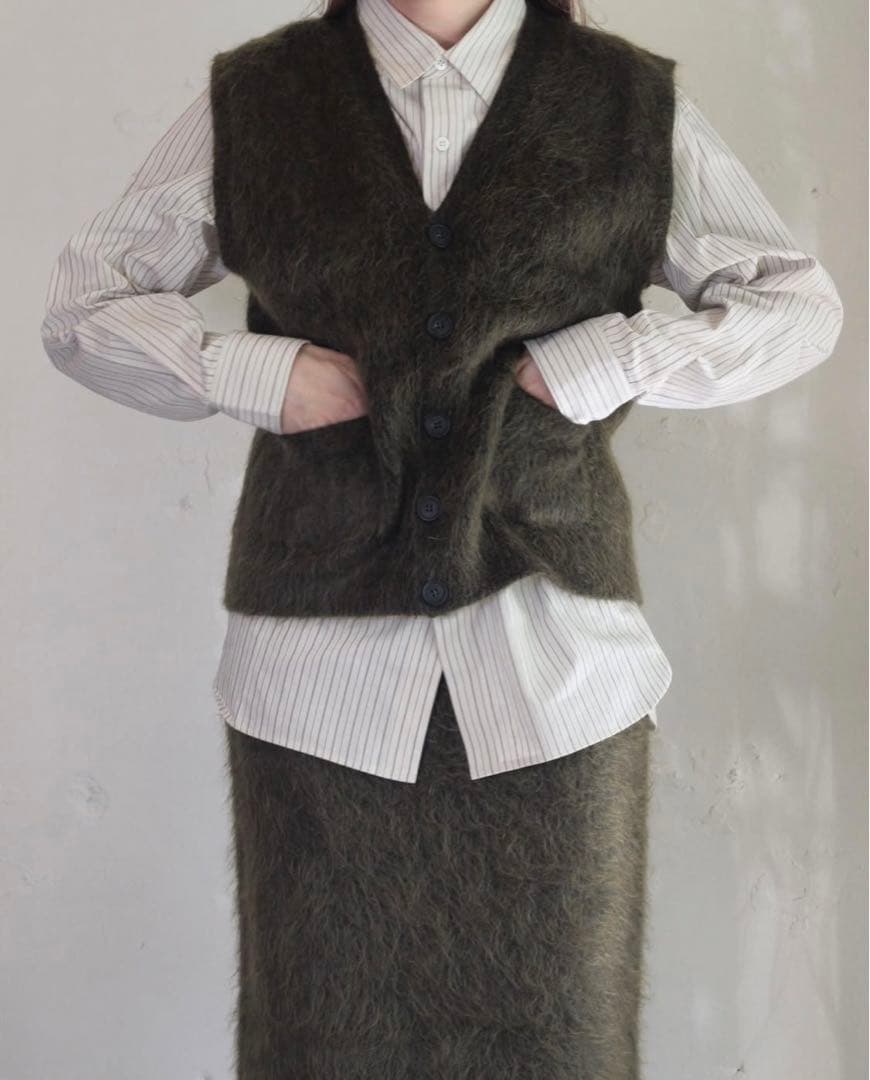 Cristaseya ニットベスト スカート セット - メルカリ