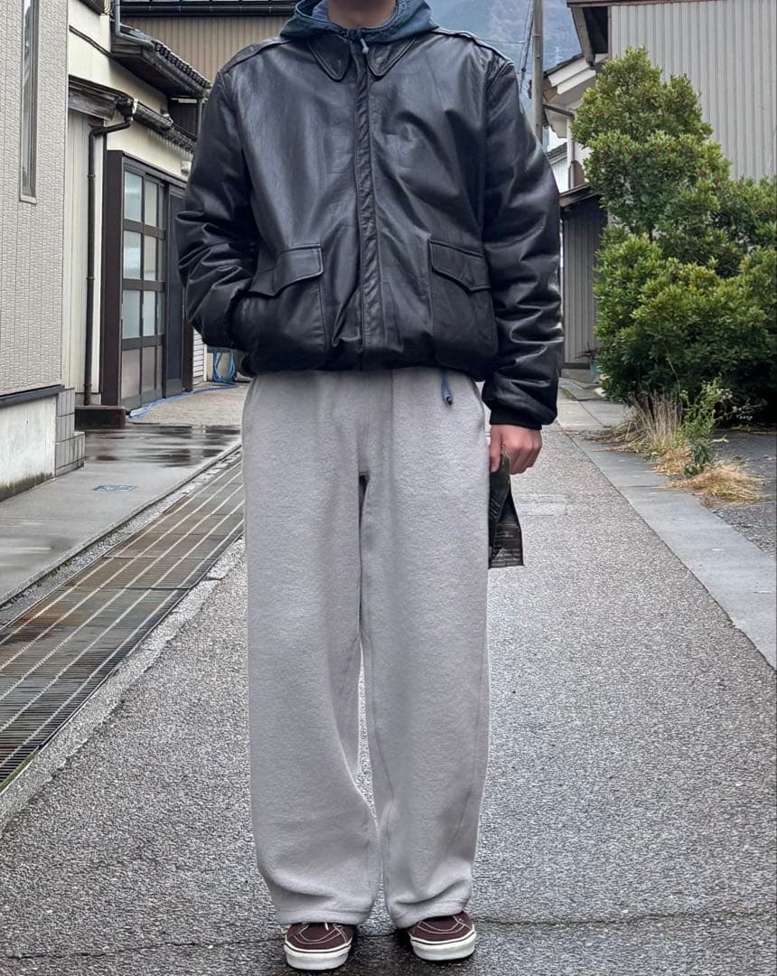 80s llbean a2 レザー ビックサイズ 46 美品 - メルカリ