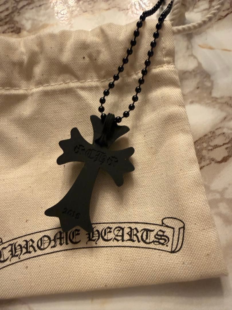 クロムハーツ 2025新作 ラバーネックレス クロス Chrome Hearts