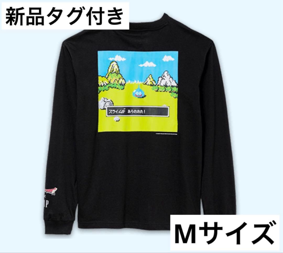 新品タグ付き】GAP×ドラゴンクエスト 限定コラボ ブラック長袖Tシャツ