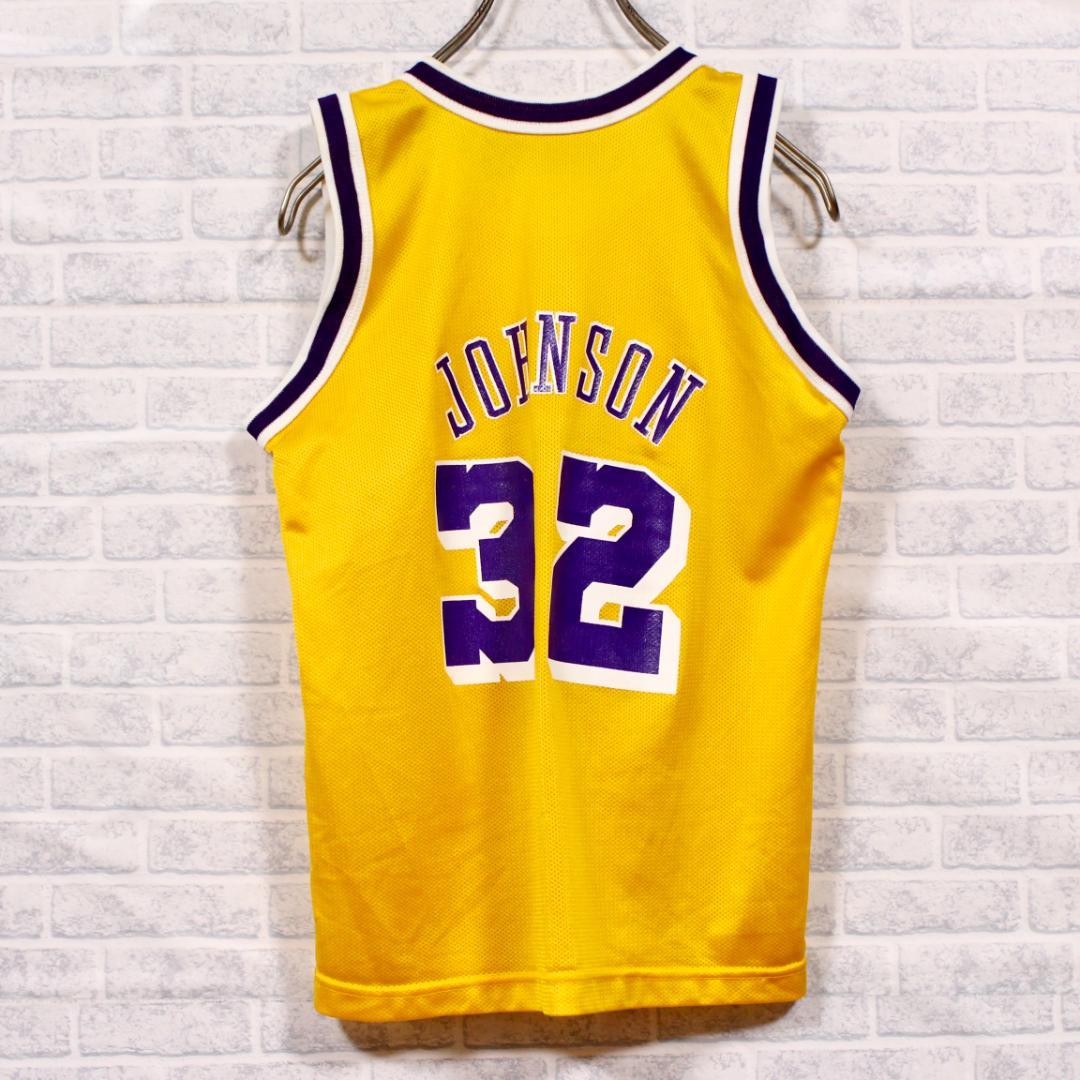 USA製 NBA LAKERS 32番 マジック・ジョンソン ユニフォーム - メルカリ