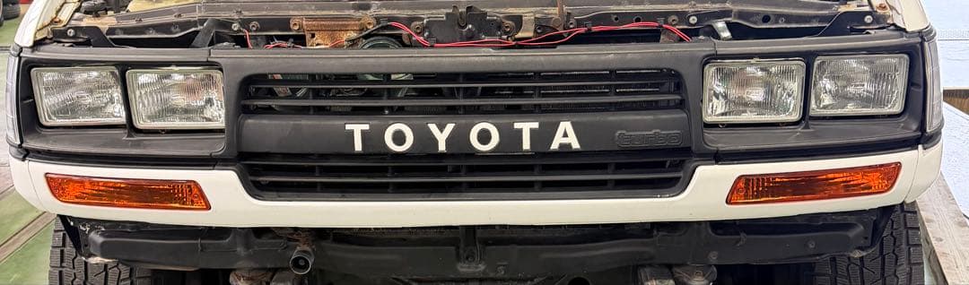 ランクル80 角目四灯キット メッキバージョン ランクル80角目キット完成！ランクル80輸出用角