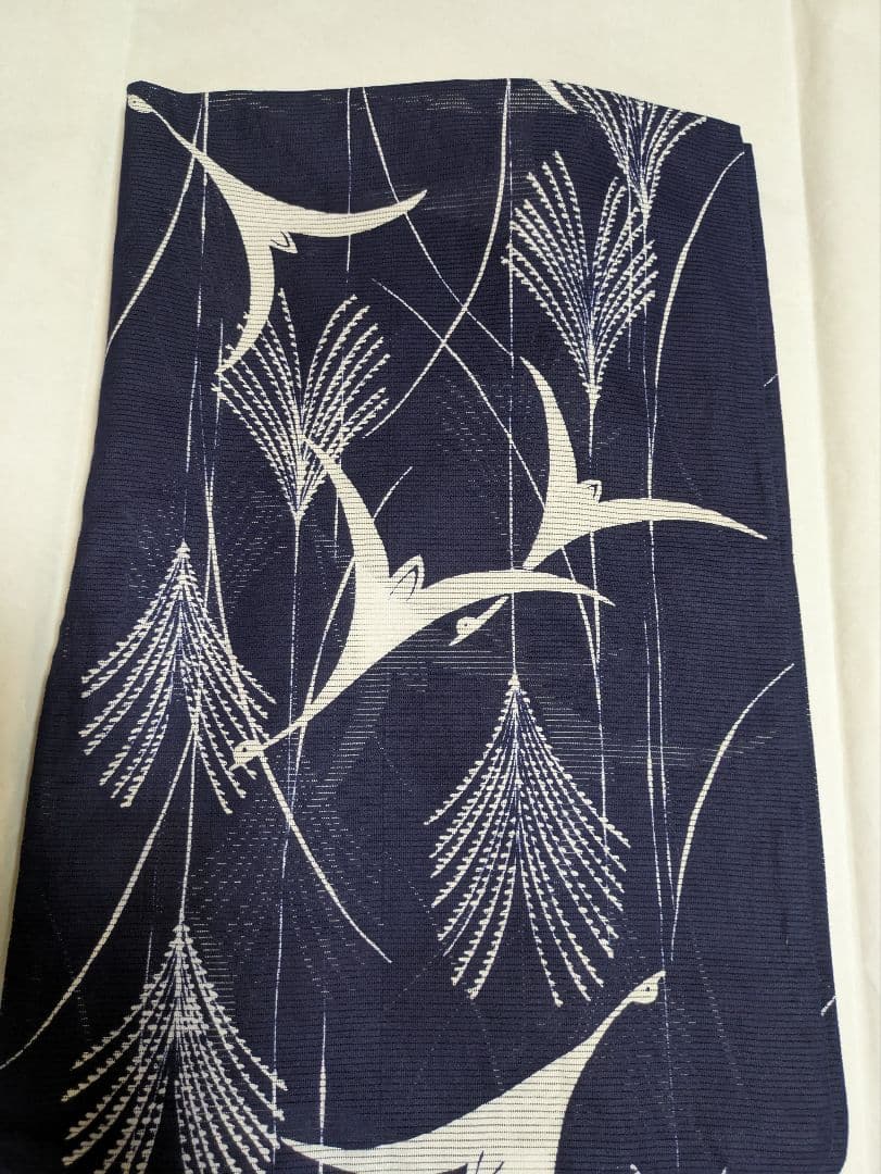 綿絽浴衣 丈160 広衿仕立て