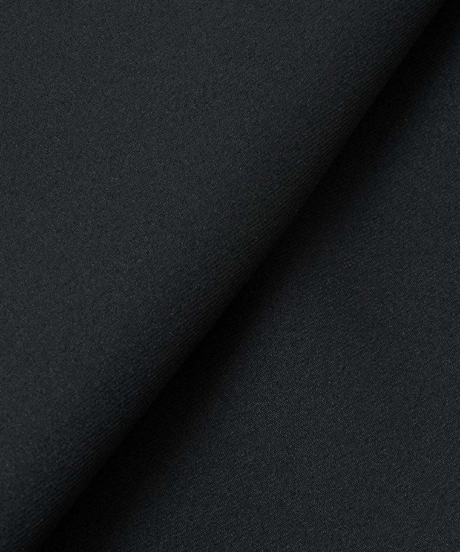 ルルウィルビー トリプルクロスステンカラーコート ブラック