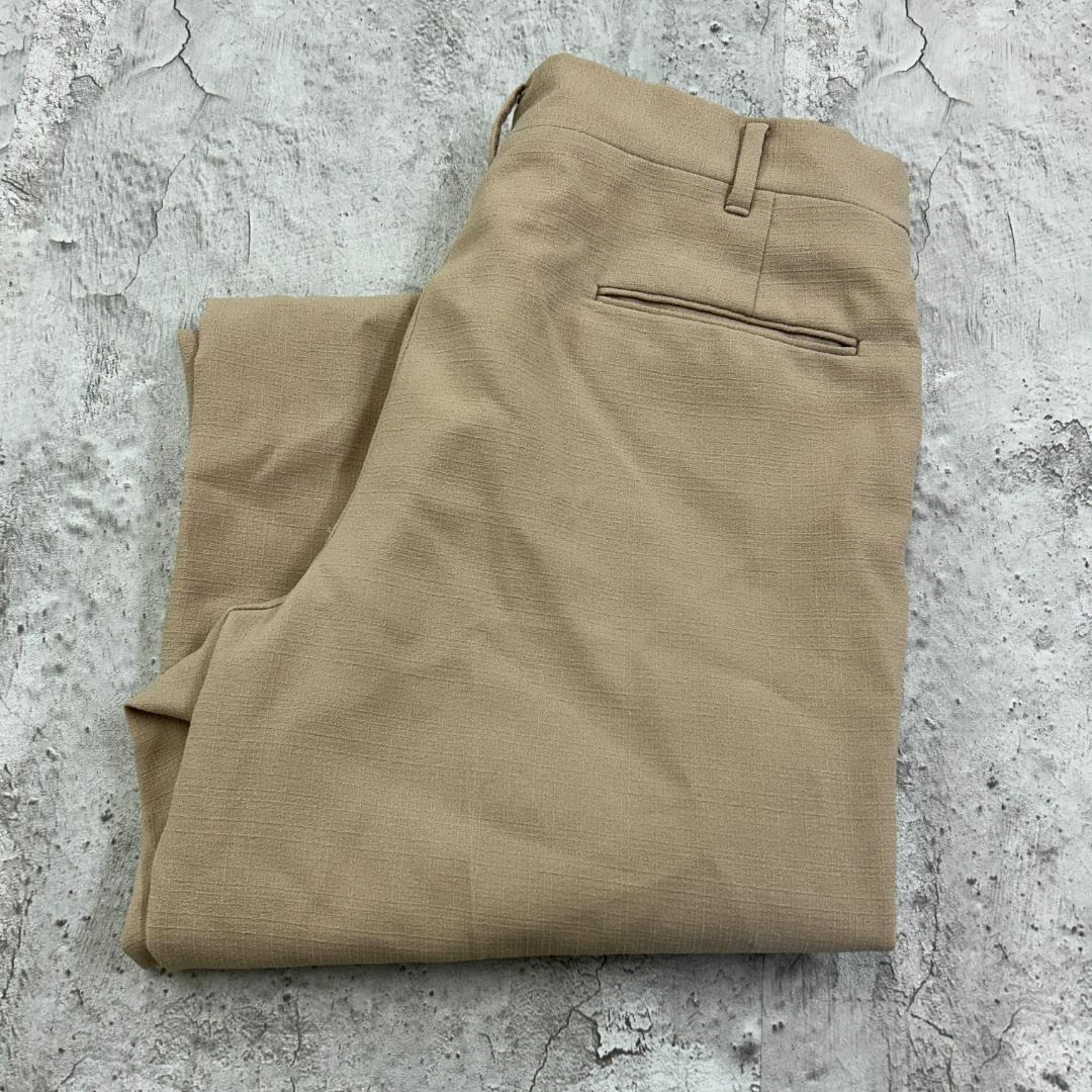 70s〜 ヴィンテージ フレアスラックス ベージュ系 TALONジップ - メルカリ