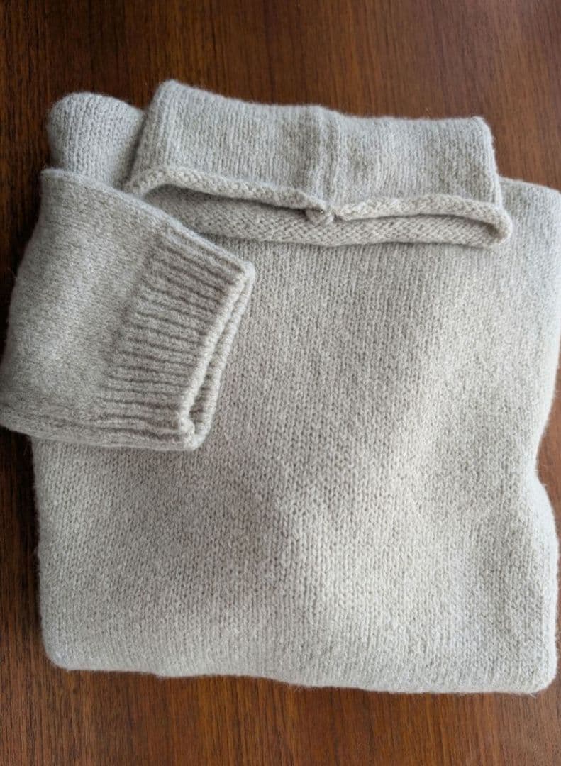 evameva　 Alpaca100%セーター evam eva エヴァムエヴァ アルパカ リリー タートルネック ニット プル