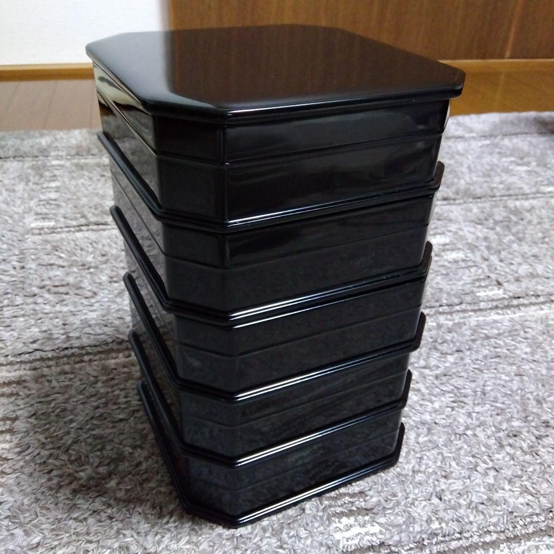 Viva様専用 懐石道具 黒 真塗 5段 縁高重 菓子器 茶道具 紙箱 - メルカリ