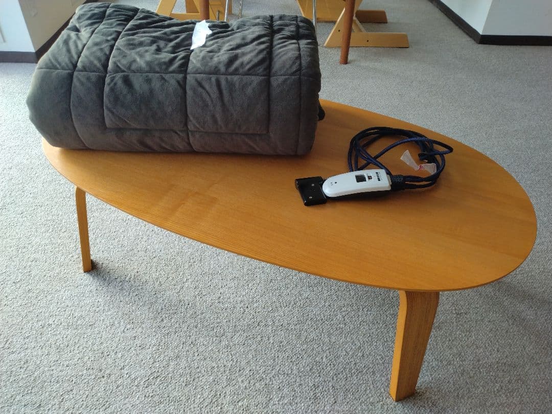 【美品】MUJI無印良品 タモ材こたつ110cm布団セット/ローテーブル机/座卓 美品】MUJI無印良品 タモ材こたつ110cm布団セット/ローテーブル机/座卓