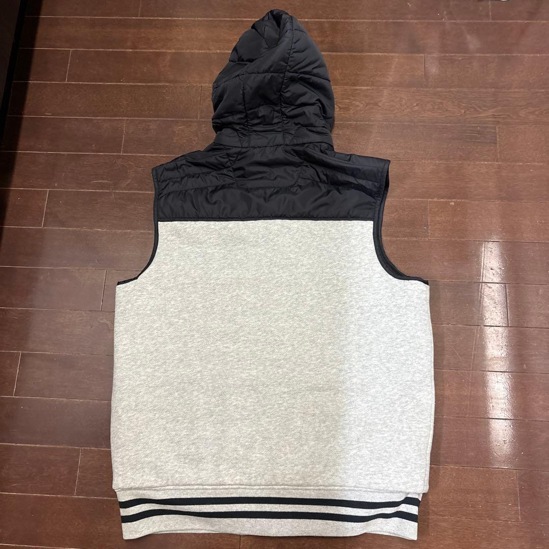 Polo Ralph Lauren フード付きベスト M グレー/ブラック - メルカリ