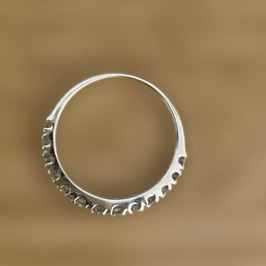 K18 ハーフエタニティピンキーリング3号 D0.3ct ダイヤモンド:極み