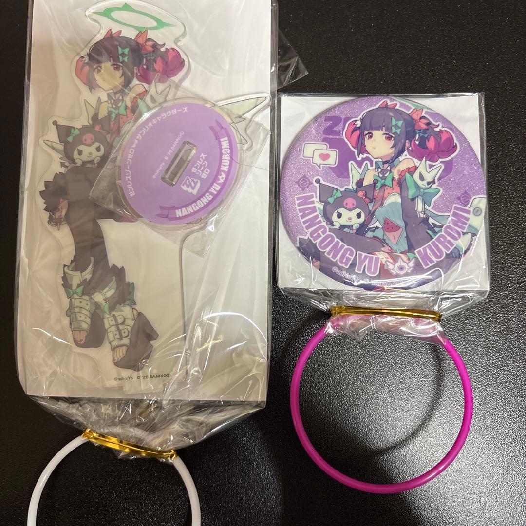 ゼンゼロ サンリオ GiGO限定 アクリルスタンド 缶バッジ 南宮羽 クロミ