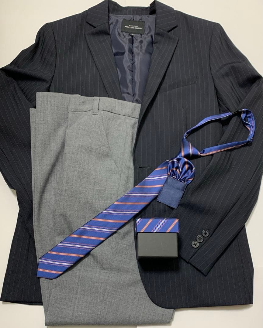 ユナイテッドアローズ ジャケット ソリッドパンツ ネクタイチーフセット 160 3800024S0008_l1_a028.jpg