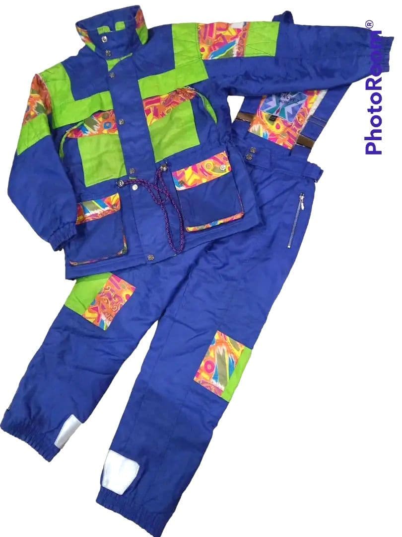 BOGA CRUZ SPORT◇スキーウェア スノボ 上下セット ヴィンテージ