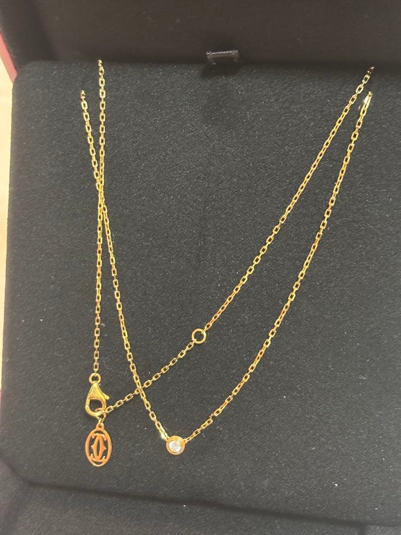 カルティエ ダムール ネックレス スモールモデル イエローゴールド