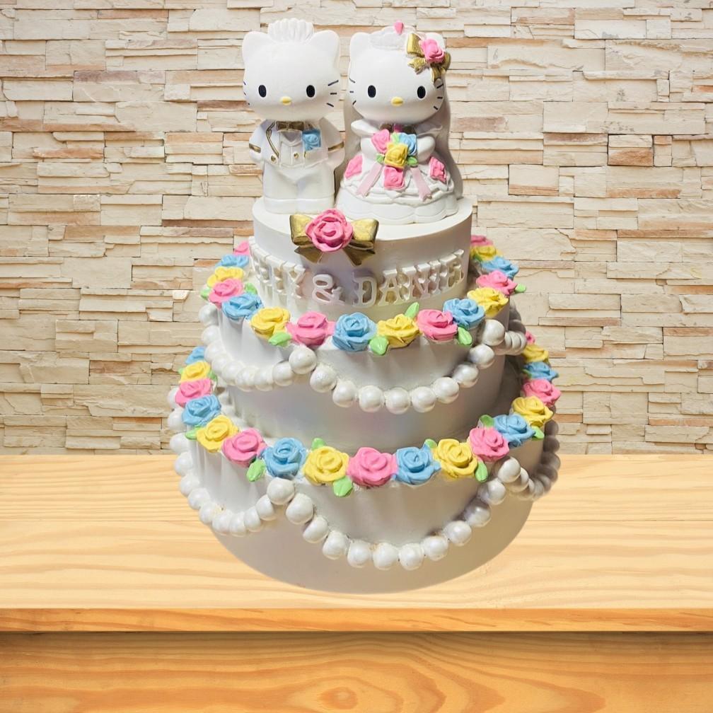 レア】ハローキティ ウェディングケーキ オルゴール お 得