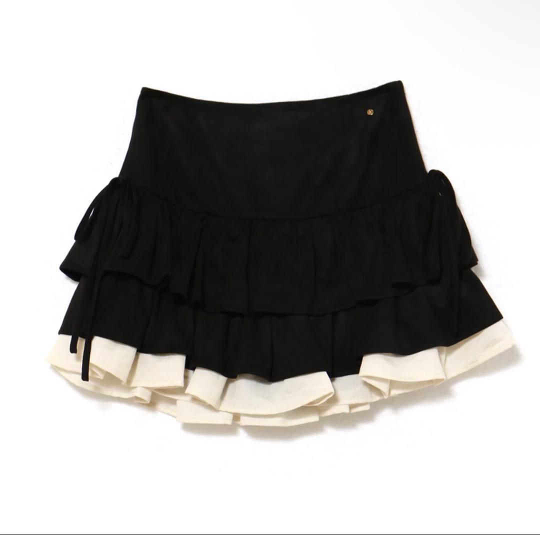 スカート andmary mel gather skirt / black ANDMARY】Mel gather skirt