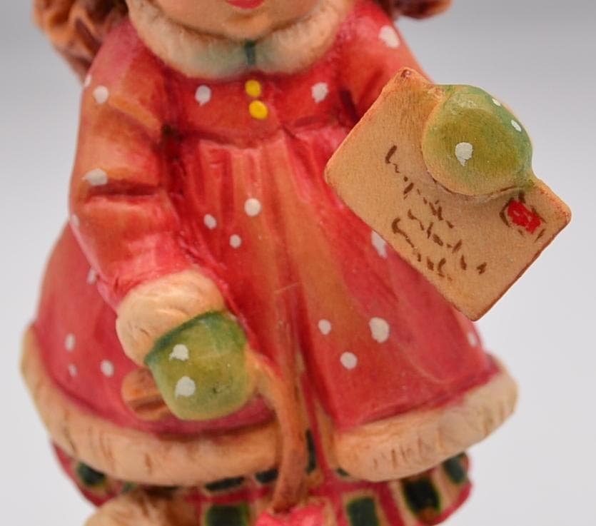 速達 アンリ ANRI サラケイ 木彫り人形 イタリア 高さ11cm 限定品