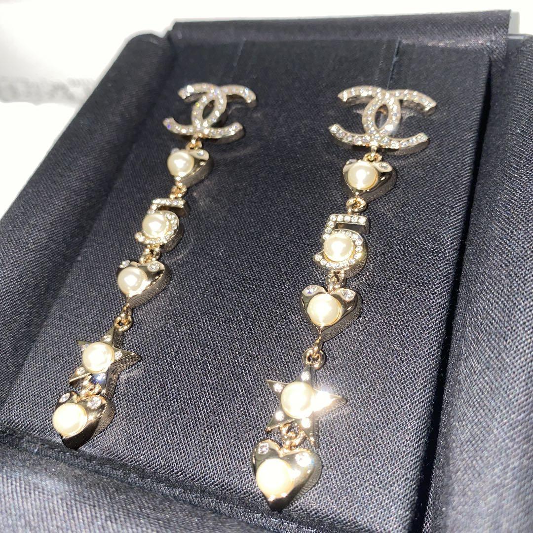 早い者勝ち☆CHANEL シャネル ロングピアス ココマーク パール